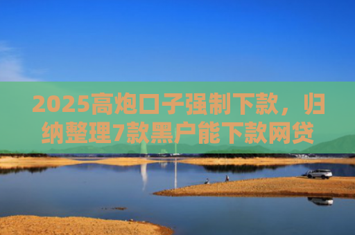 2025高炮口子强制下款，归纳整理7款黑户能下款网贷口子