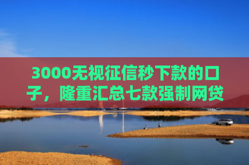 3000无视征信秒下款的口子，隆重汇总七款强制网贷还能下款的口子