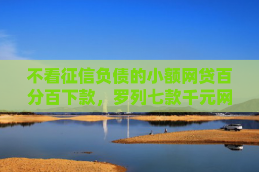 不看征信负债的小额网贷百分百下款，罗列七款千元网贷下款最快的口子