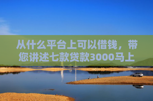 从什么平台上可以借钱，带您讲述七款贷款3000马上下款的口子