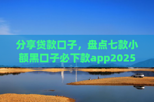 分享贷款口子，盘点七款小额黑口子必下款app2025