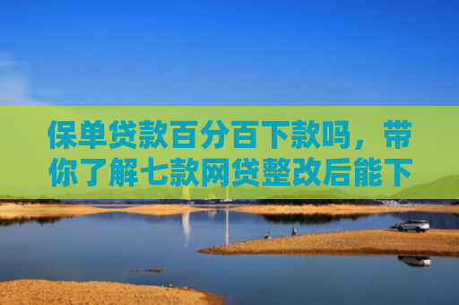 保单贷款百分百下款吗，带你了解七款网贷整改后能下款的口子
