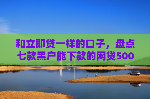 和立即贷一样的口子，盘点七款黑户能下款的网贷500