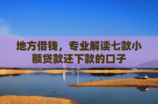 地方借钱，专业解读七款小额贷款还下款的口子