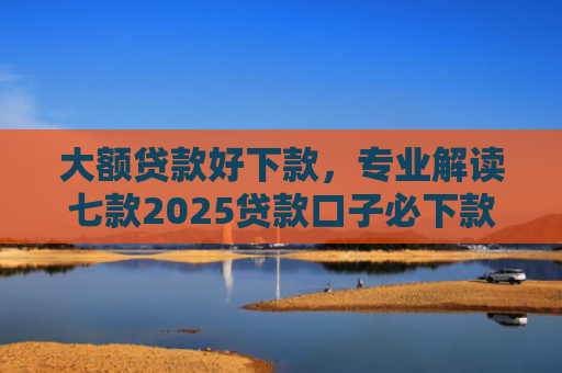 大额贷款好下款，专业解读七款2025贷款口子必下款