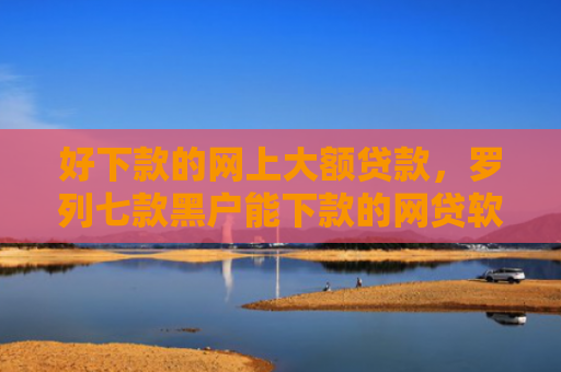 好下款的网上大额贷款，罗列七款黑户能下款的网贷软件