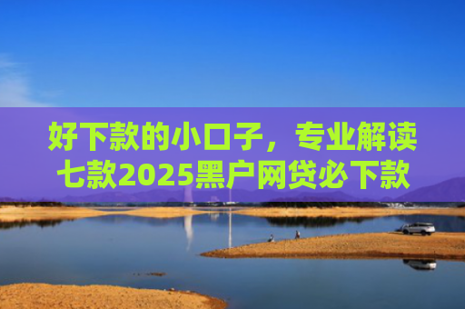 好下款的小口子，专业解读七款2025黑户网贷必下款口子