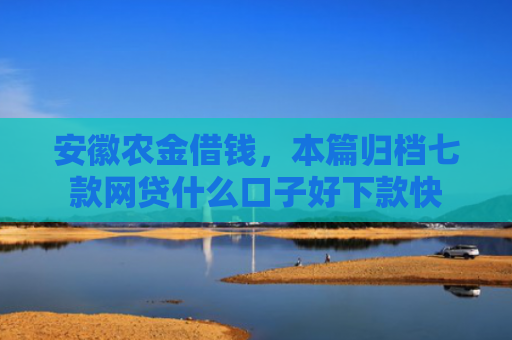 安徽农金借钱，本篇归档七款网贷什么口子好下款快