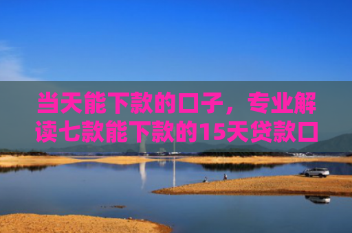 当天能下款的口子，专业解读七款能下款的15天贷款口子