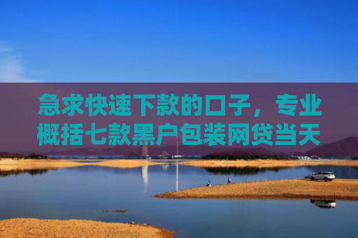 急求快速下款的口子，专业概括七款黑户包装网贷当天下款