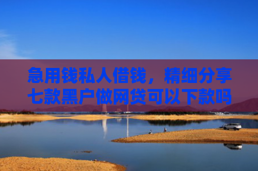 急用钱私人借钱，精细分享七款黑户做网贷可以下款吗