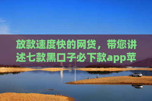 放款速度快的网贷，带您讲述七款黑口子必下款app苹果手机