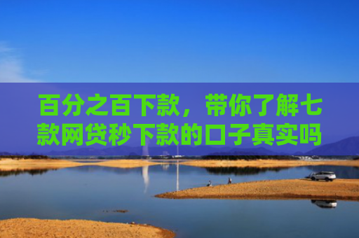 百分之百下款，带你了解七款网贷秒下款的口子真实吗