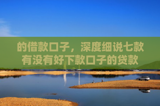 的借款口子，深度细说七款有没有好下款口子的贷款