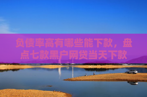 负债率高有哪些能下款，盘点七款黑户网贷当天下款
