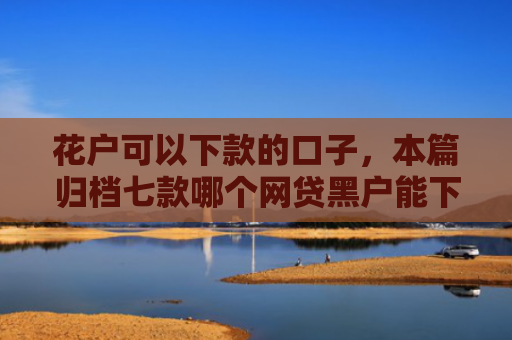 花户可以下款的口子，本篇归档七款哪个网贷黑户能下款啊