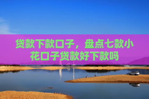 贷款下款口子，盘点七款小花口子贷款好下款吗