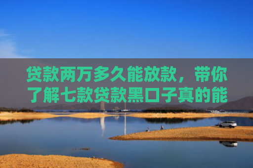 贷款两万多久能放款，带你了解七款贷款黑口子真的能下款