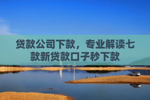 贷款公司下款，专业解读七款新贷款口子秒下款