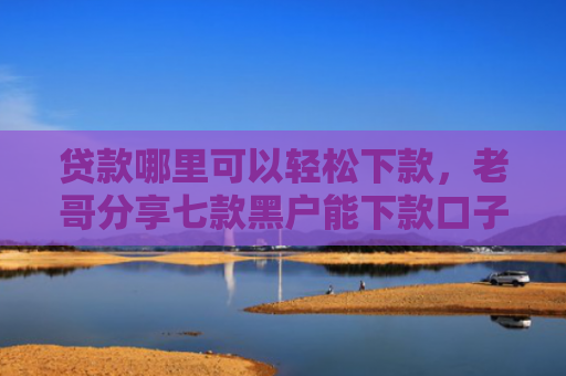 贷款哪里可以轻松下款，老哥分享七款黑户能下款口子贷款吗