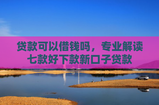 贷款可以借钱吗，专业解读七款好下款新口子贷款