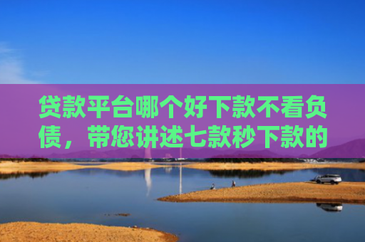 贷款平台哪个好下款不看负债，带您讲述七款秒下款的贷款口子黑户