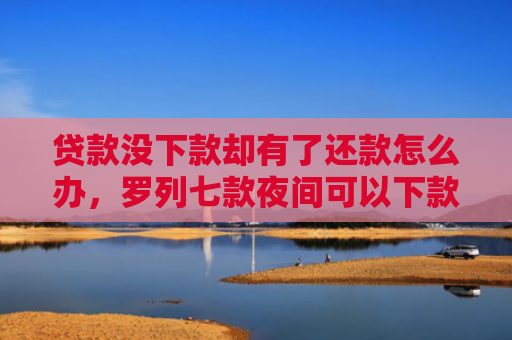 贷款没下款却有了还款怎么办，罗列七款夜间可以下款贷款口子