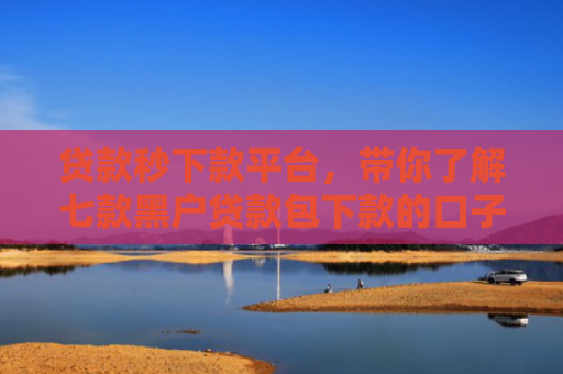 贷款秒下款平台，带你了解七款黑户贷款包下款的口子
