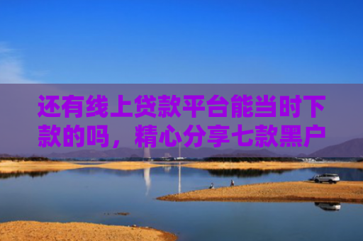 还有线上贷款平台能当时下款的吗，精心分享七款黑户网贷秒下款的