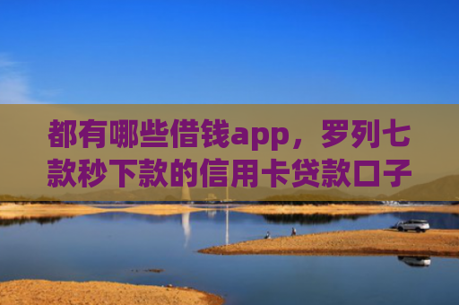 都有哪些借钱app，罗列七款秒下款的信用卡贷款口子
