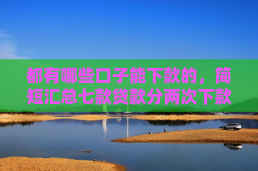 都有哪些口子能下款的，简短汇总七款贷款分两次下款的口子