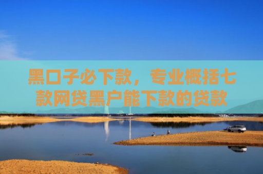 黑口子必下款，专业概括七款网贷黑户能下款的贷款