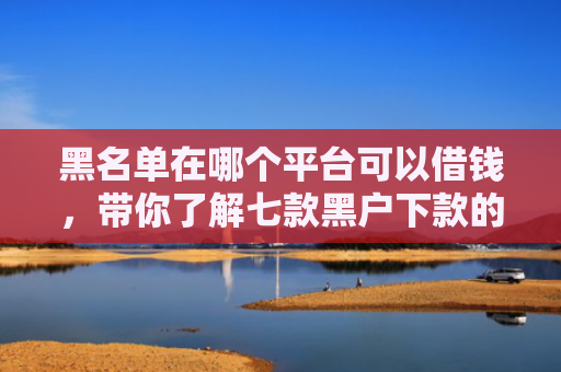 黑名单在哪个平台可以借钱，带你了解七款黑户下款的大额网贷