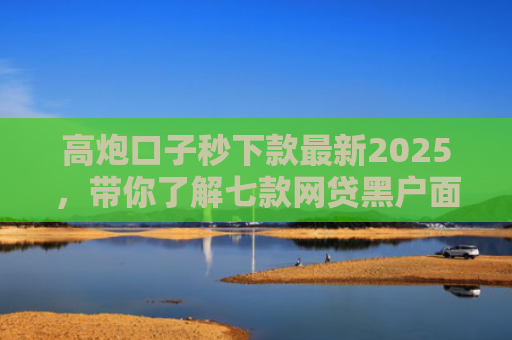 高炮口子秒下款最新2025，带你了解七款网贷黑户面签能下款吗