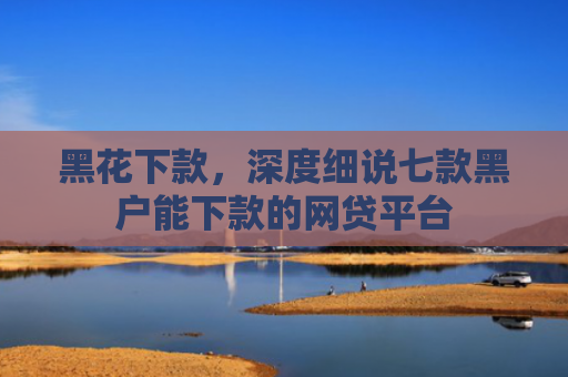 黑花下款，深度细说七款黑户能下款的网贷平台