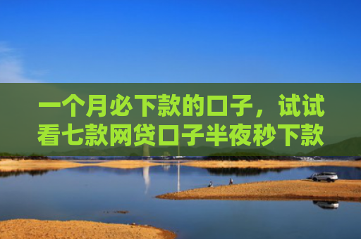 一个月必下款的口子，试试看七款网贷口子半夜秒下款