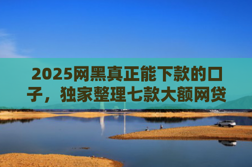 2025网黑真正能下款的口子，独家整理七款大额网贷哪些口子好下款
