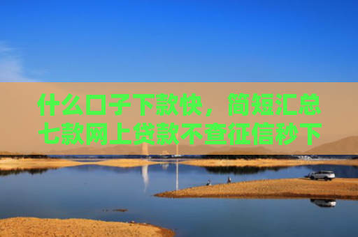 什么口子下款快，简短汇总七款网上贷款不查征信秒下款