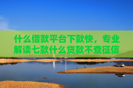 什么借款平台下款快，专业解读七款什么贷款不查征信秒下款