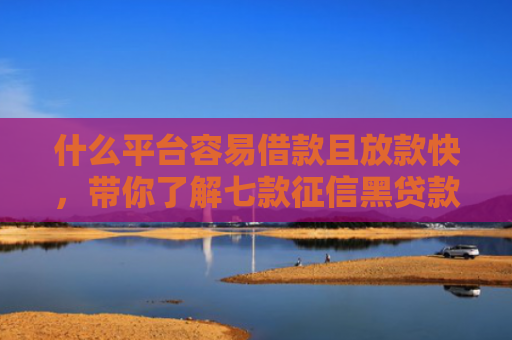 什么平台容易借款且放款快，带你了解七款征信黑贷款公司能下款不
