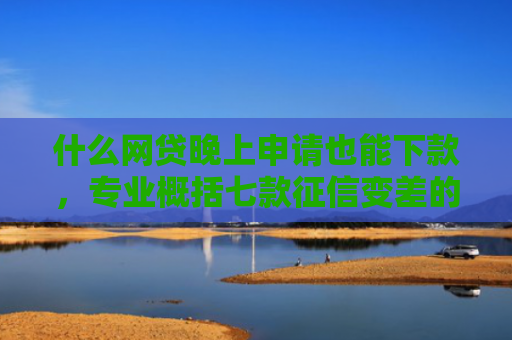 什么网贷晚上申请也能下款，专业概括七款征信变差的贷款能下款吗