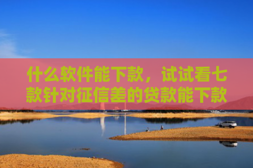 什么软件能下款，试试看七款针对征信差的贷款能下款吗