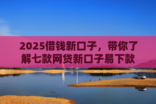 2025借钱新口子，带你了解七款网贷新口子易下款