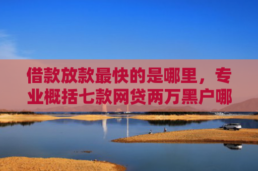 借款放款最快的是哪里，专业概括七款网贷两万黑户哪个好下款