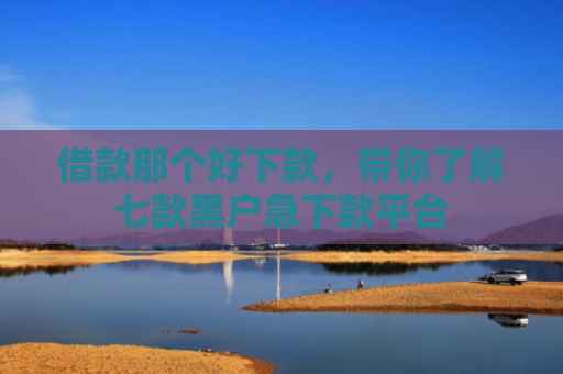 借款那个好下款，带你了解七款黑户急下款平台