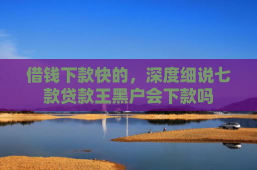 借钱下款快的，深度细说七款贷款王黑户会下款吗