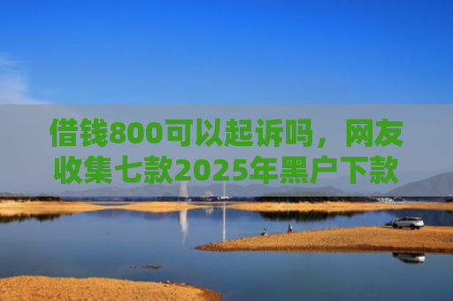 借钱800可以起诉吗，网友收集七款2025年黑户下款平台