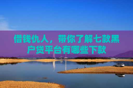 借钱仇人，带你了解七款黑户贷平台有哪些下款