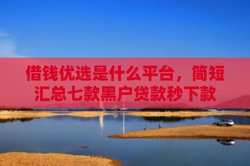 借钱优选是什么平台，简短汇总七款黑户贷款秒下款