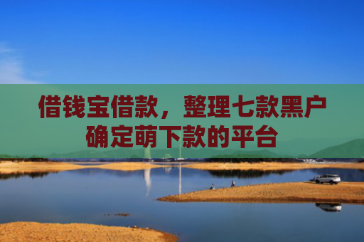 借钱宝借款，整理七款黑户确定萌下款的平台